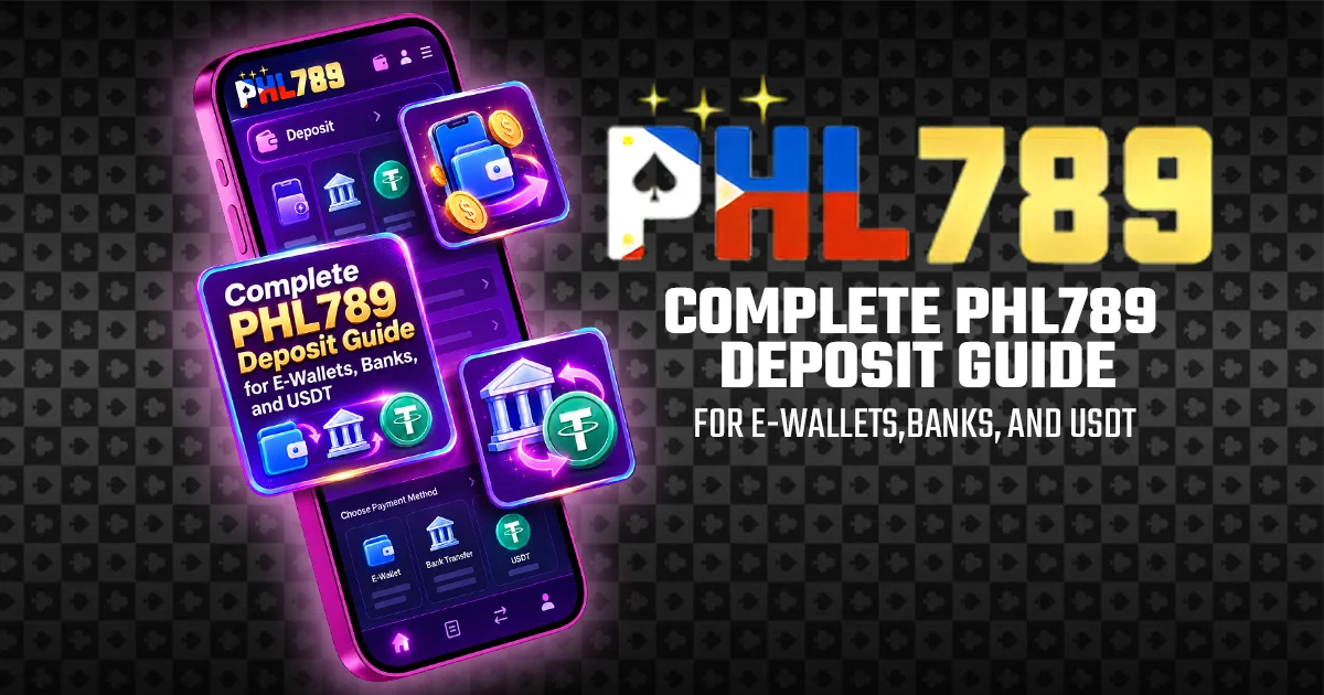 Complete PHL789 Deposit Guide for E-Wallets, Banks, and USDT